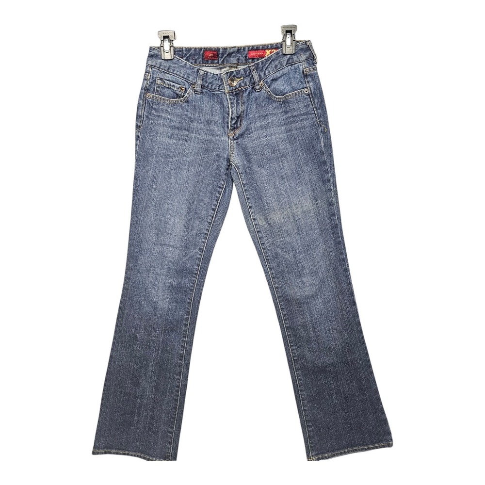 X2 Quality Denim Jeans Women's Size 4R Medium Wash Low Rise Boot Cut Jeans